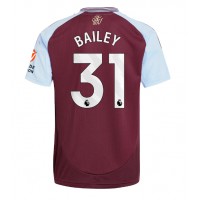 Fotballdrakt Herre Aston Villa Leon Bailey #31 Hjemmedrakt 2024-25 Kortermet